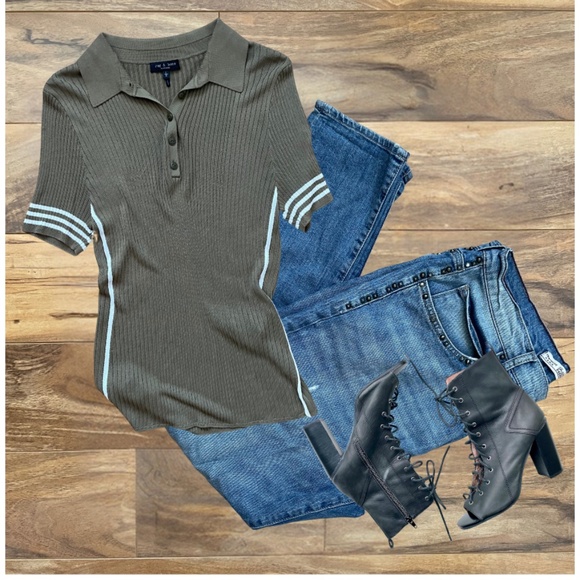 ZARA TRAFALUC PREMIUM WASH BAGGY DISTRESSED JEANS - Picture 1 of 9